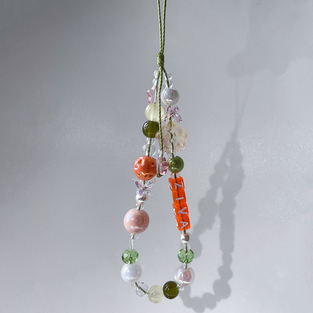 Name Necklace Custom - Personalised Name Phone Charm Strap Customized