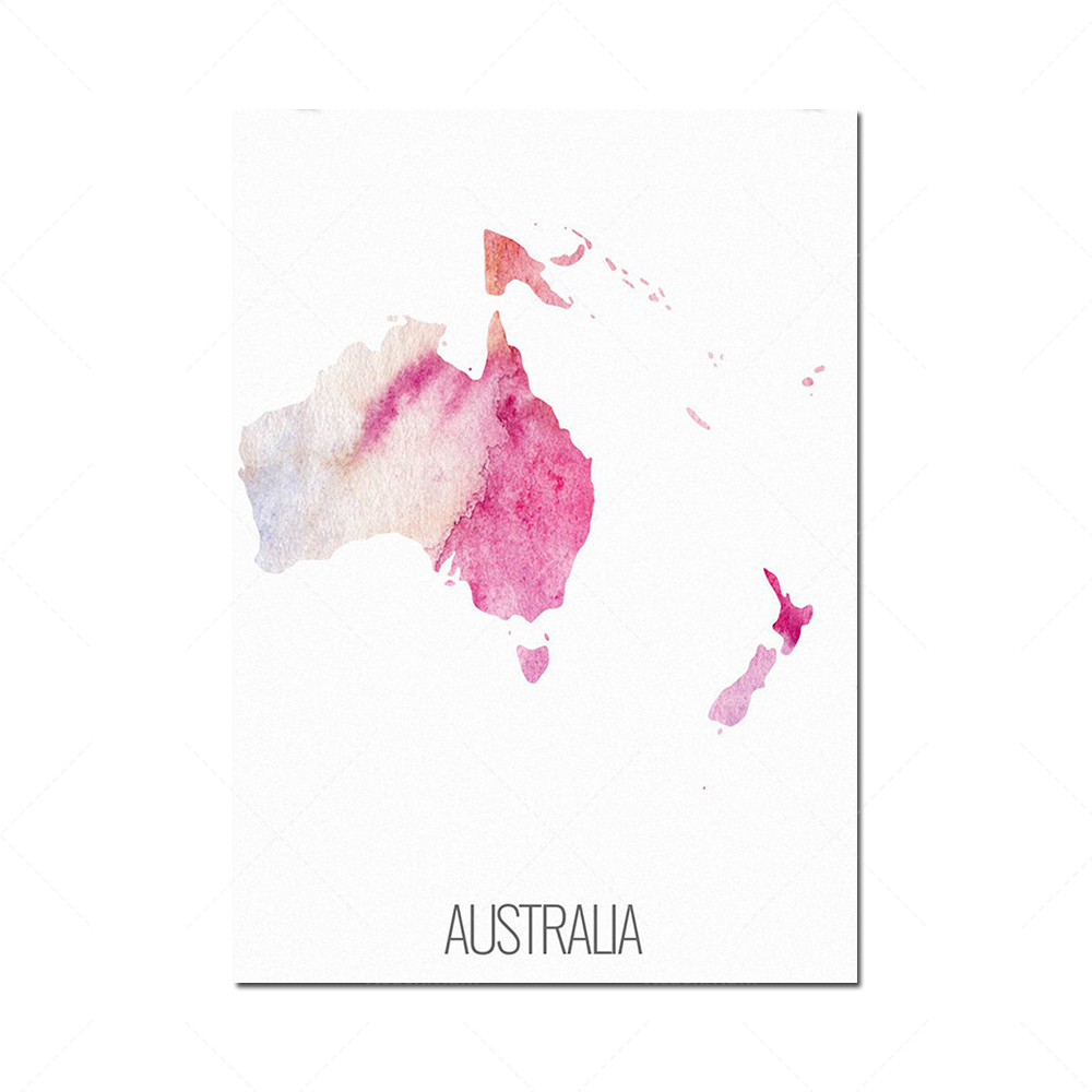 6 continent poster set, North  - Custom Star Map review and price