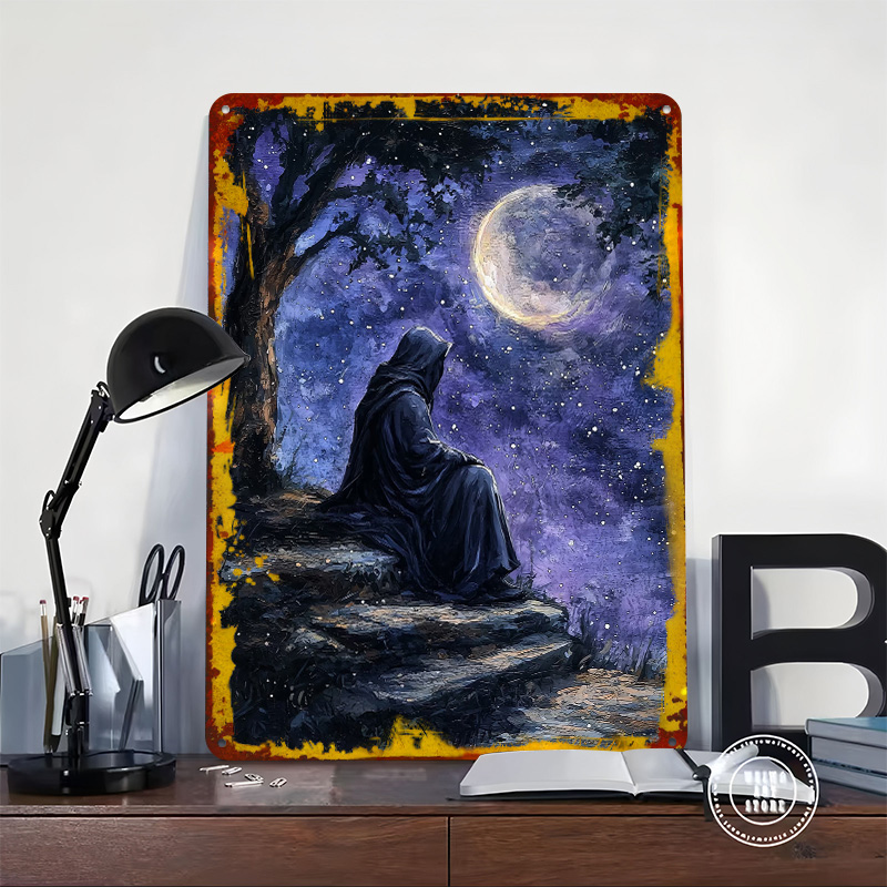 Night Sky Watcher Tin Plaque P - Custom Night Sky review and price
