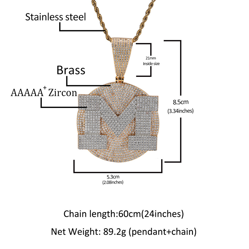 Custom Personality Big Letter  - Name Necklace Custom review and price