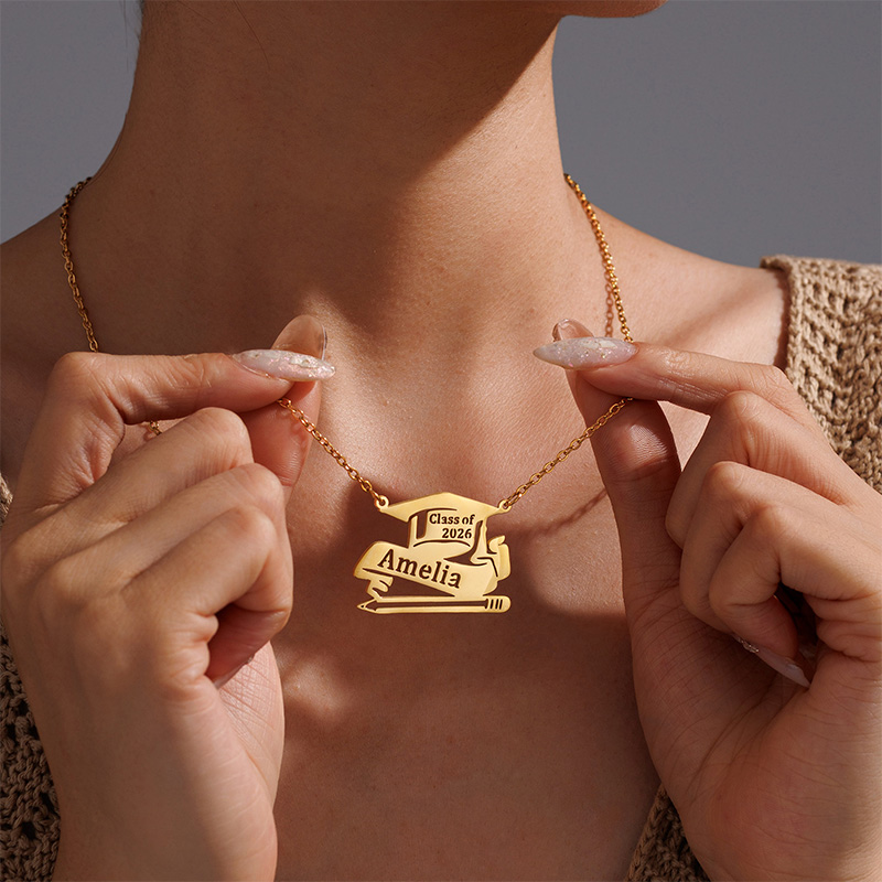 Auxauxme Custom Name Graduatio - Name Necklace Custom review and price